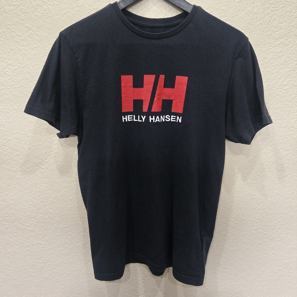 Helly Hansen Black and Red Short Sleeve Tee
